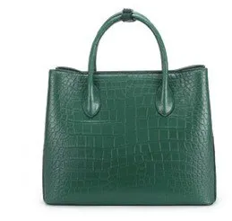 Genuine leather handbag highlights belly women handbag