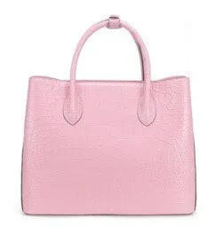 Genuine leather handbag highlights belly women handbag