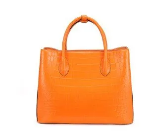 Genuine leather handbag highlights belly women handbag