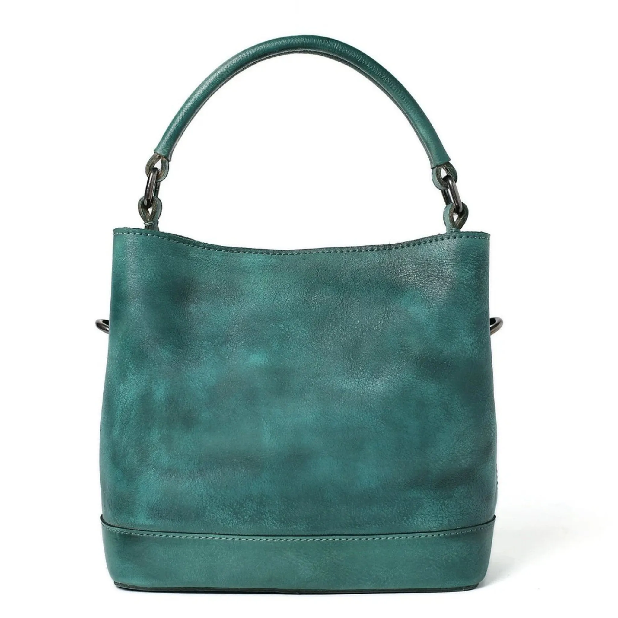 Handmade Full Grain Leather Chic Tote Handbag