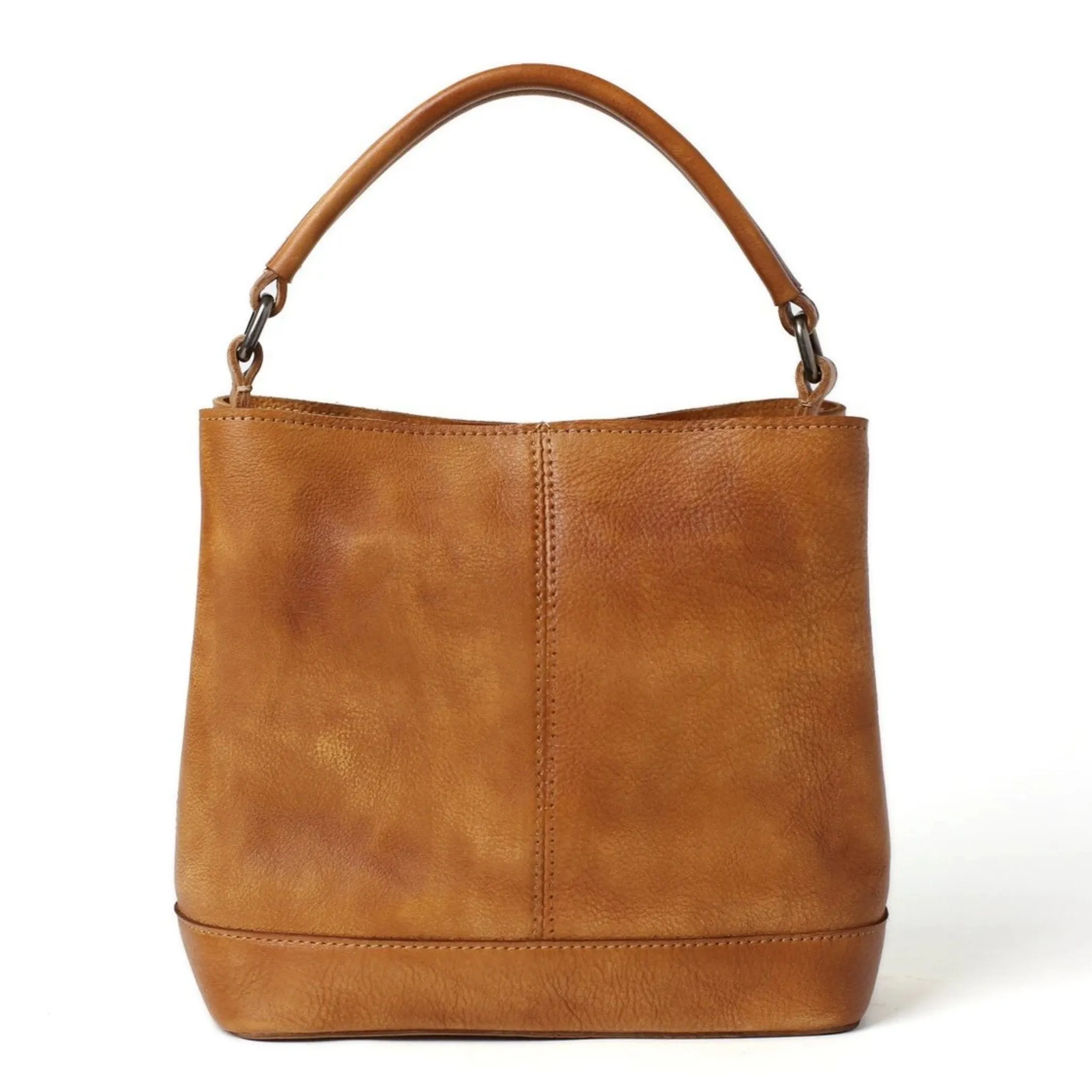 Handmade Full Grain Leather Chic Tote Handbag