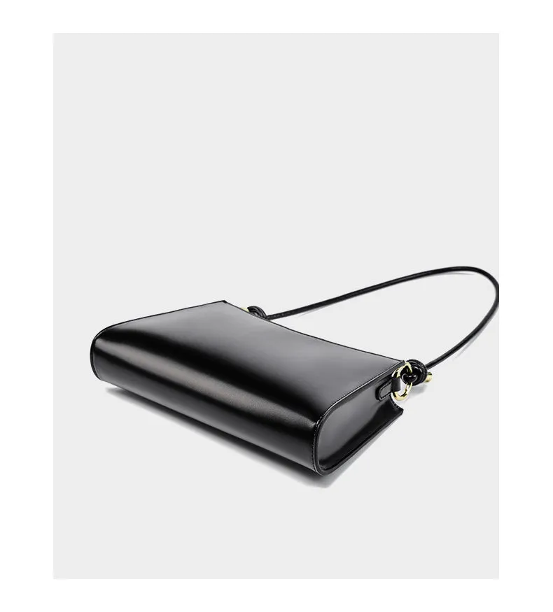 Hannah  Woman Cowhide Genuine Leather Underarm Shoulder Bag