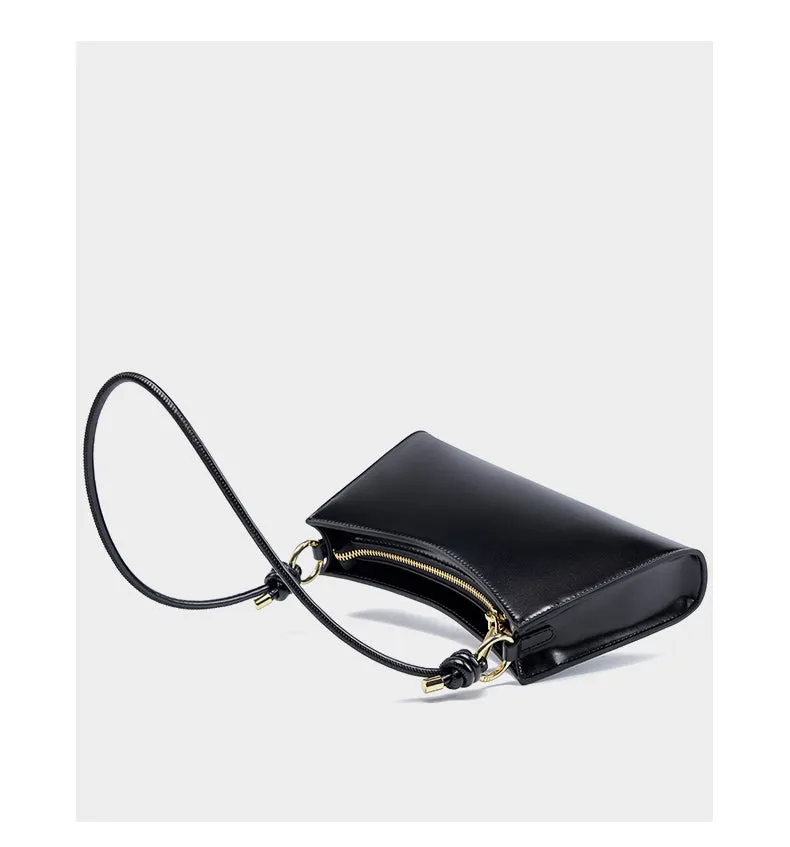 Hannah  Woman Cowhide Genuine Leather Underarm Shoulder Bag