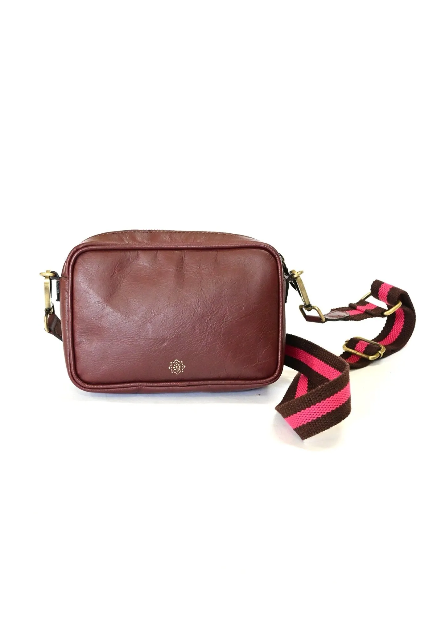 HARISSON  - LEATHER SLING BAG (Maroon)