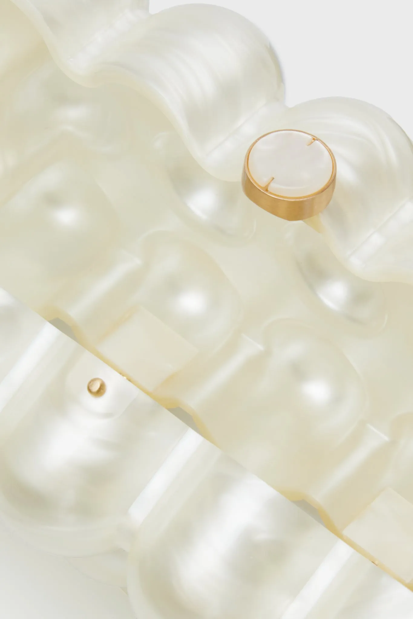 Ivory Bubble Clutch