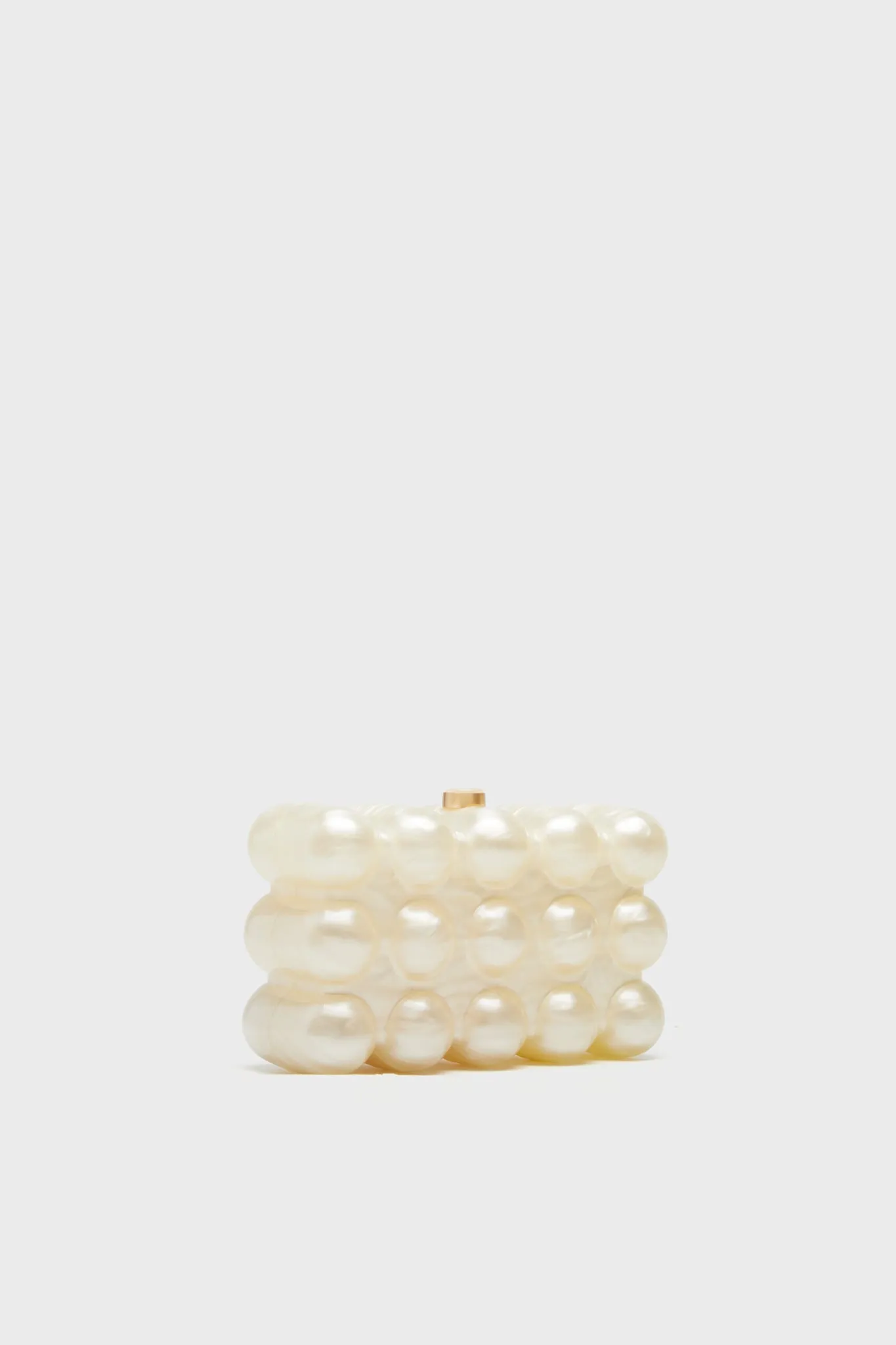 Ivory Bubble Clutch