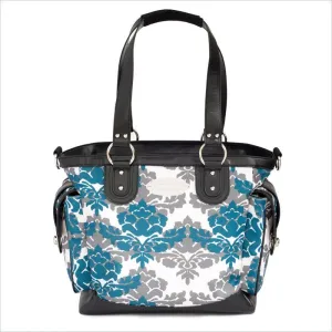 JJ Cole Norah Bag in Teal Fleur