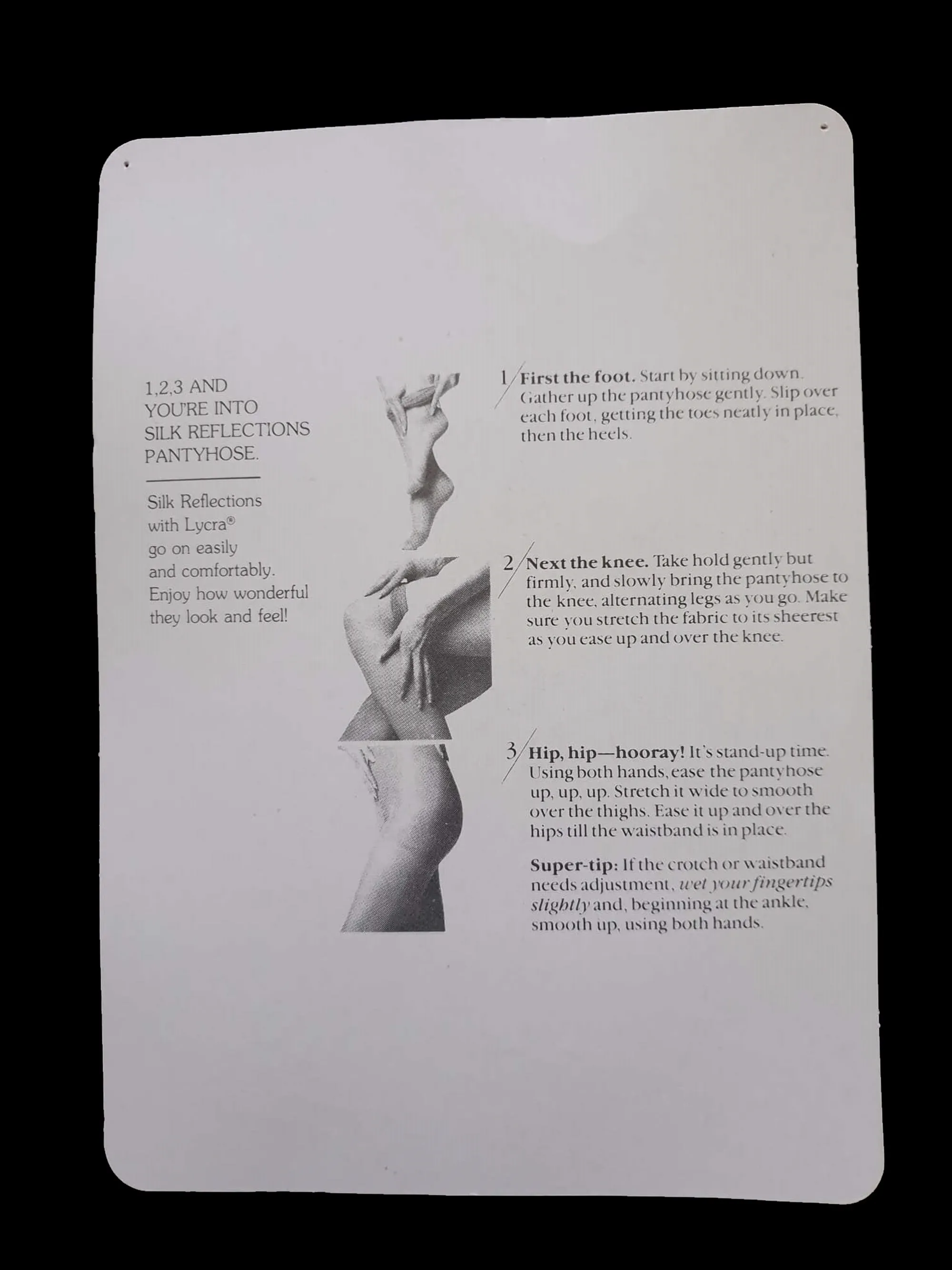 Kolotex Silk Reflections White Pantyhose - Talls - New Old Stock