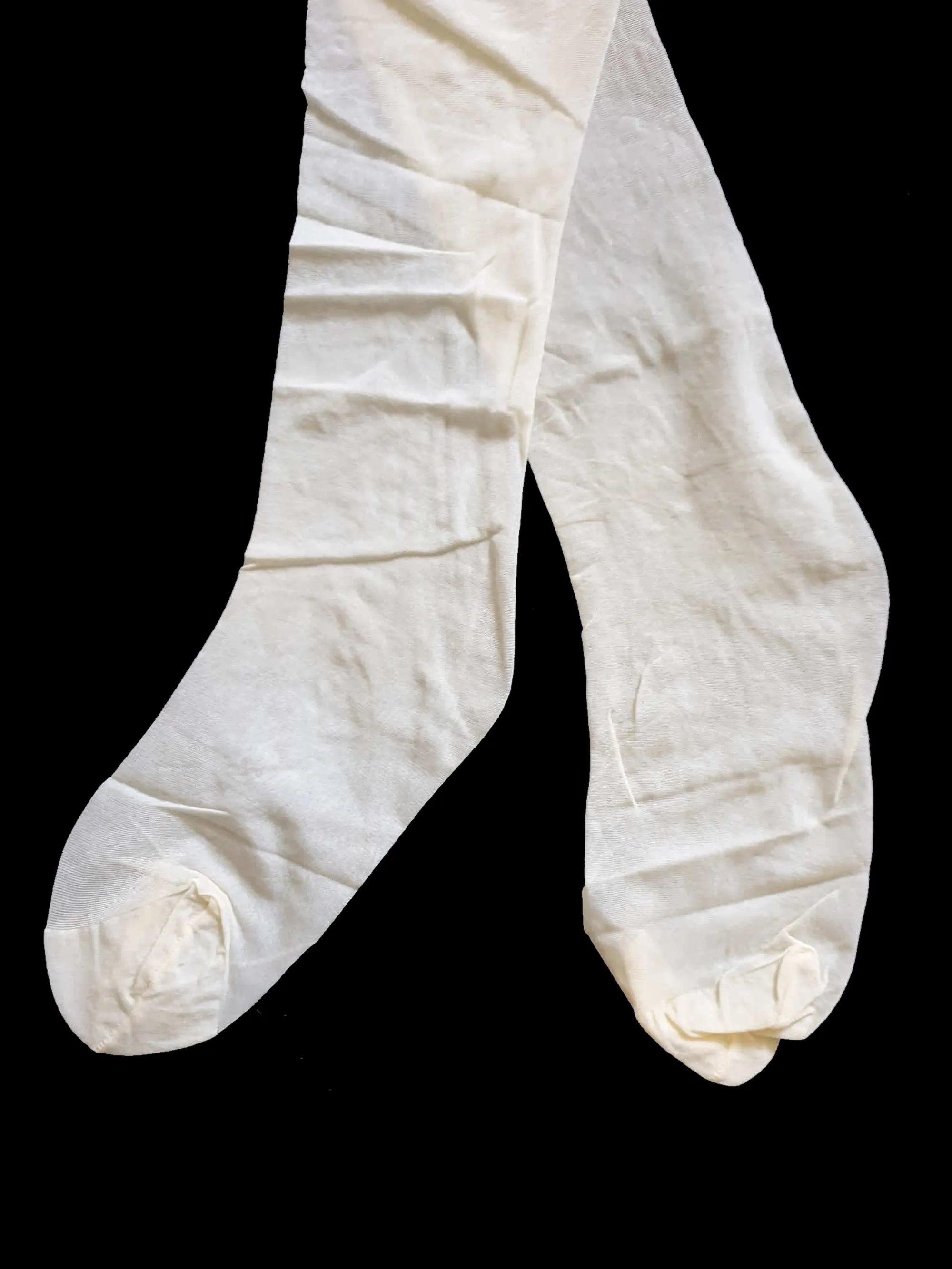 Kolotex Silk Reflections White Pantyhose - Talls - New Old Stock