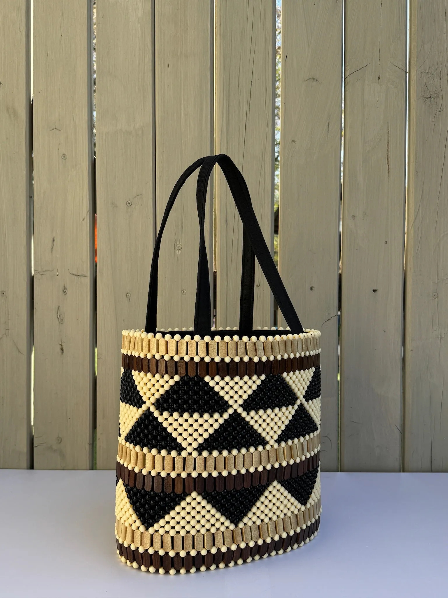 Large Bantu Beads Handcrafted Beaded Handbags