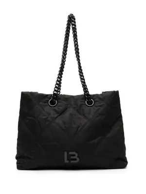 large quilted shoulder bag