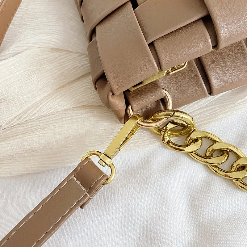 Larsa- Woven Shoulder Bag
