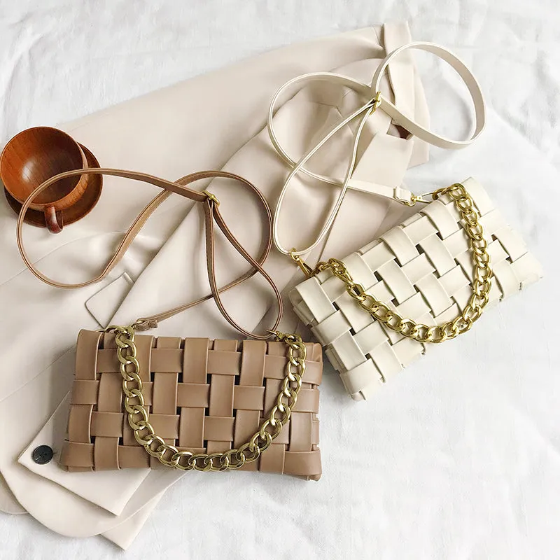 Larsa- Woven Shoulder Bag