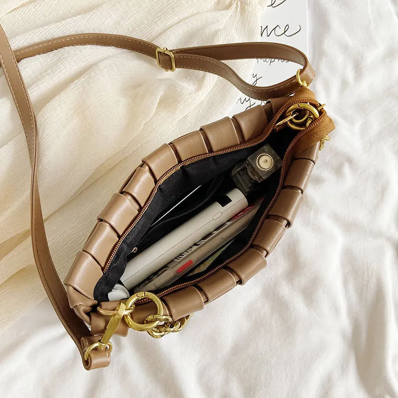 Larsa- Woven Shoulder Bag
