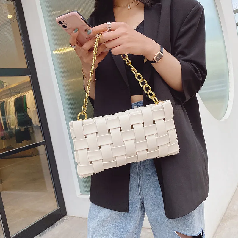 Larsa- Woven Shoulder Bag