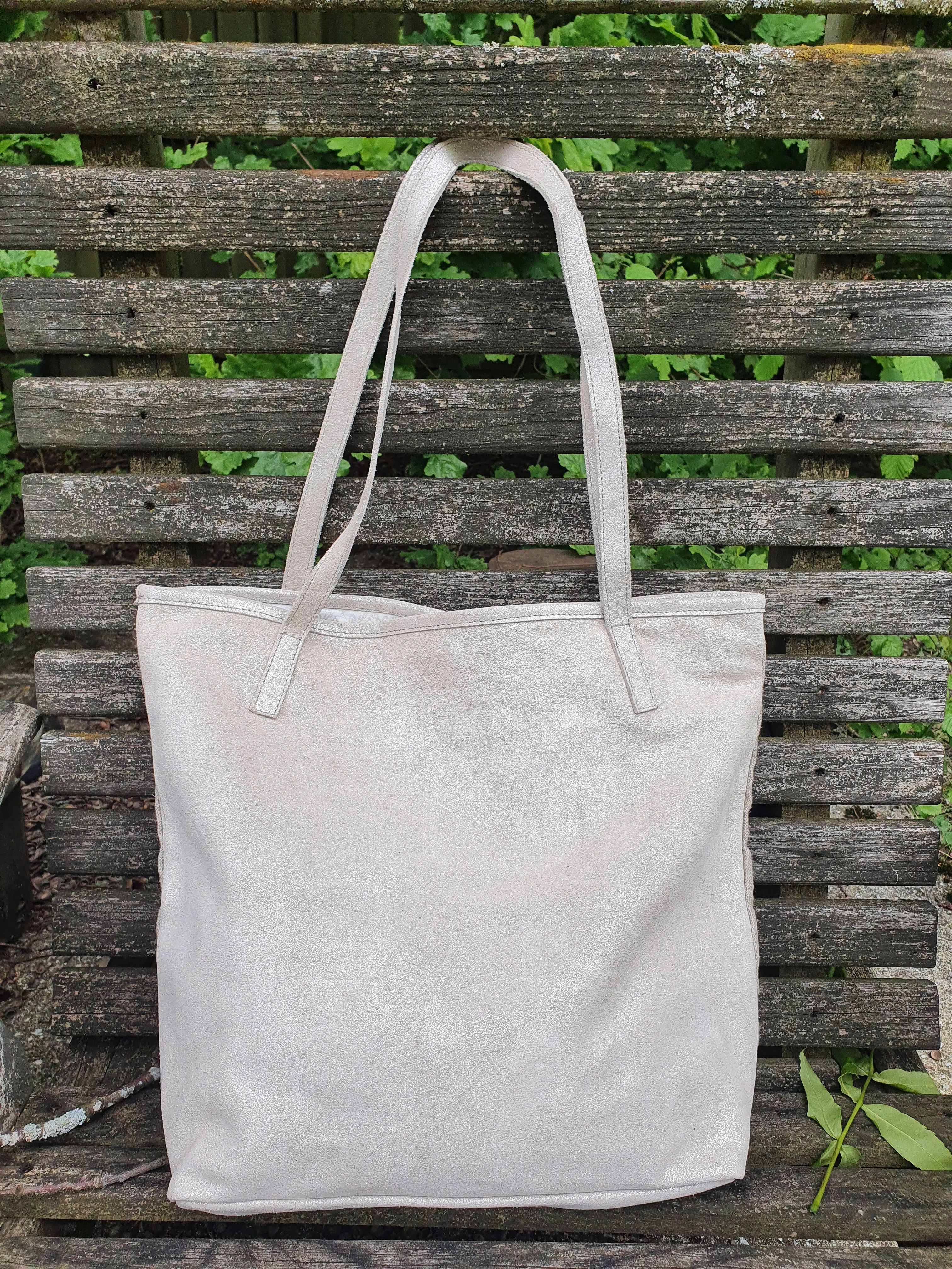 Leather & fabric bags NINA