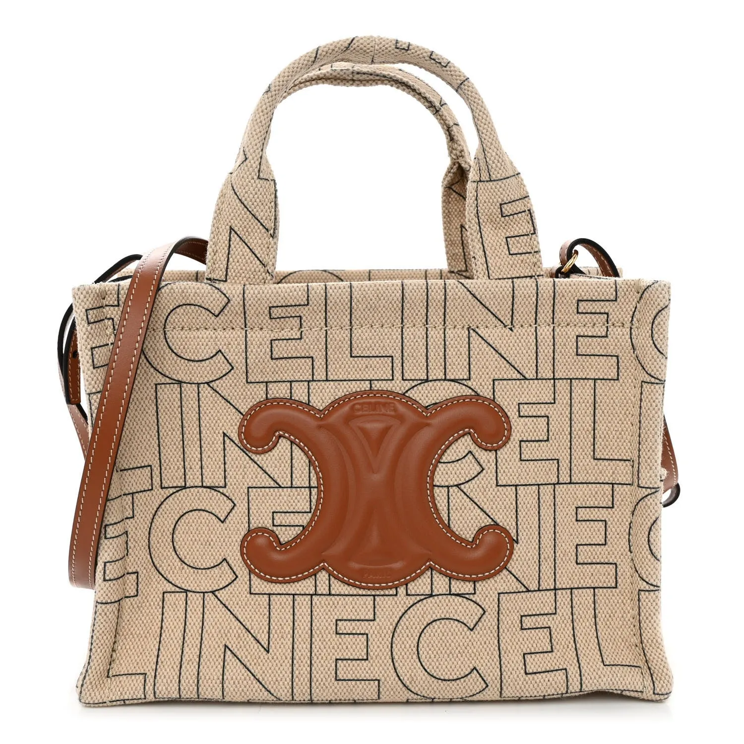 <b>CELINE </b> <br>All Over Print Thais Cabas Small