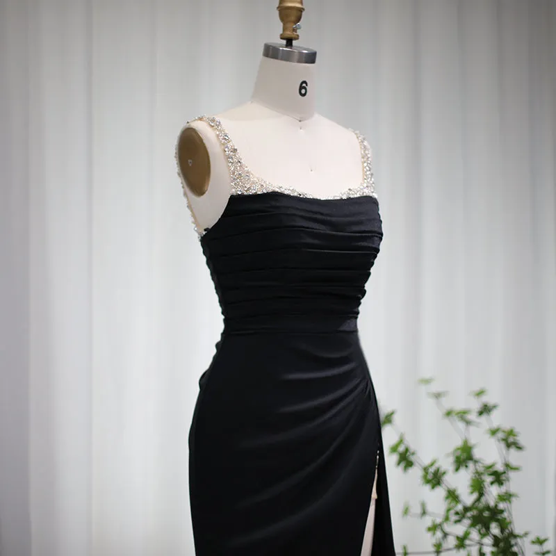 Luxury Purple High Slit Long Cocktail Party Dress RM128