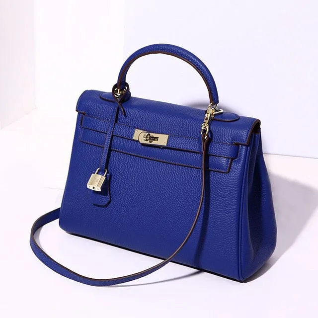 Luxury Super Chic High Fashion Kelly Bag Style Amaging Colors!  Genuine Leather Women Handbags Designer High Quality Ladies Messenger Handbag Fashion  Tote Shoulder Bags