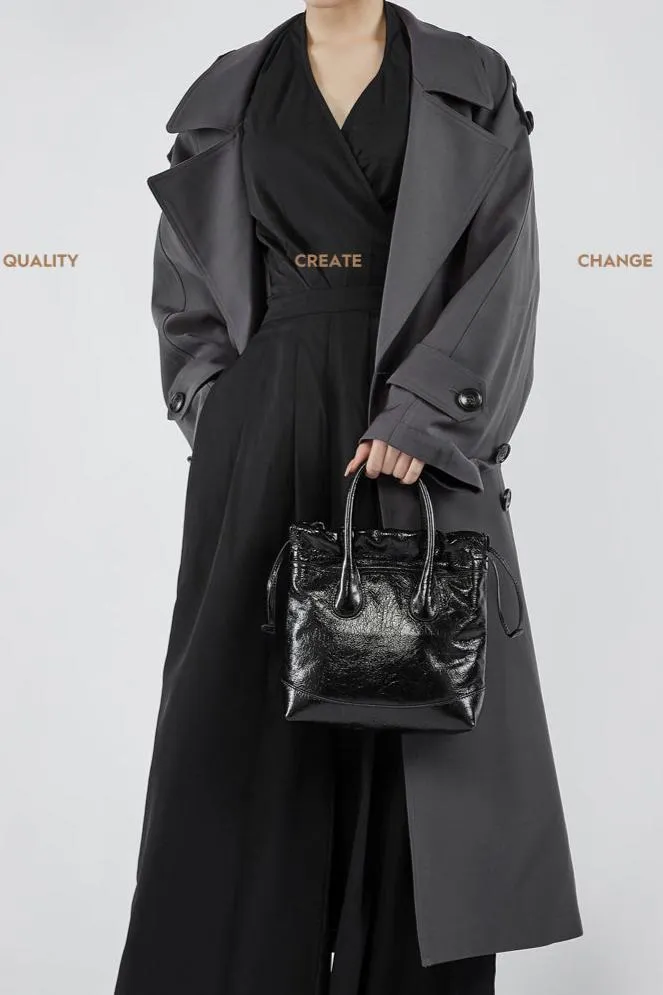 Margaret Genuine Leather Hobo Small Tote Handbag