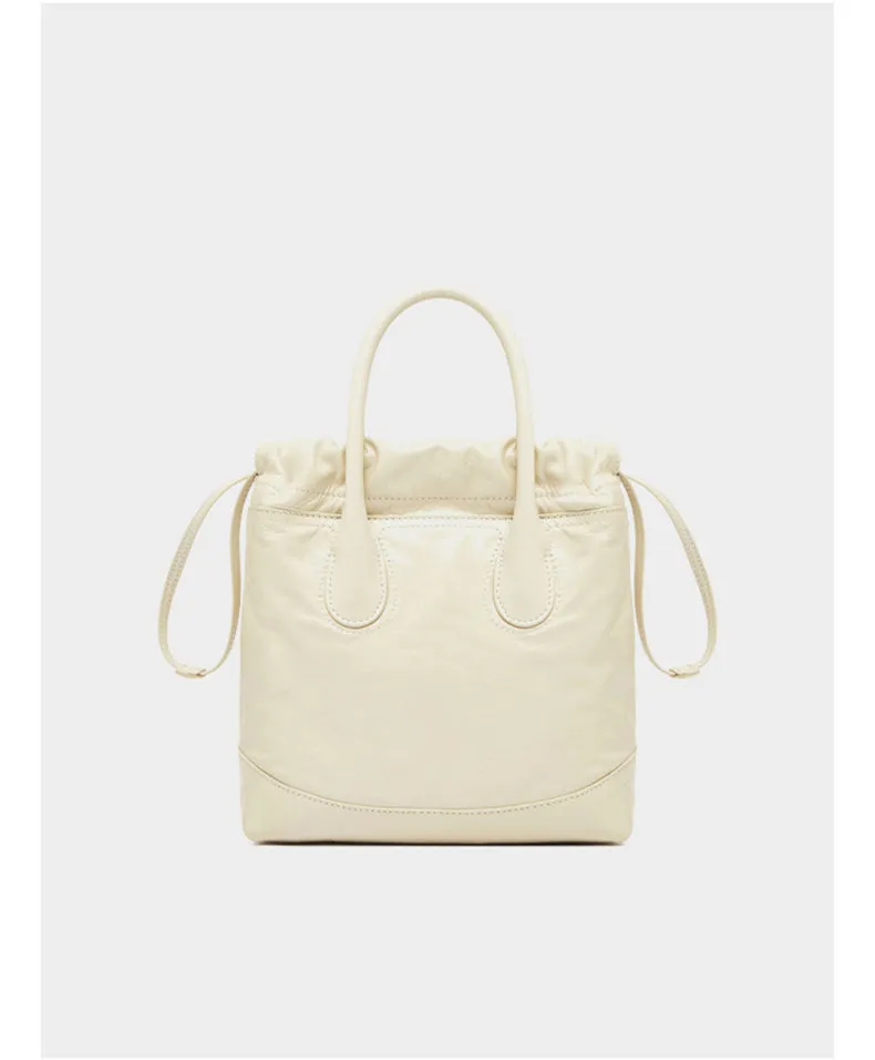 Margaret Genuine Leather Hobo Small Tote Handbag