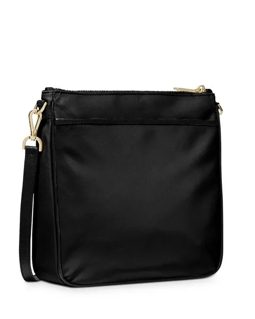 Michael Kors Jet Set Large Nylon Shoulder Bag in Black