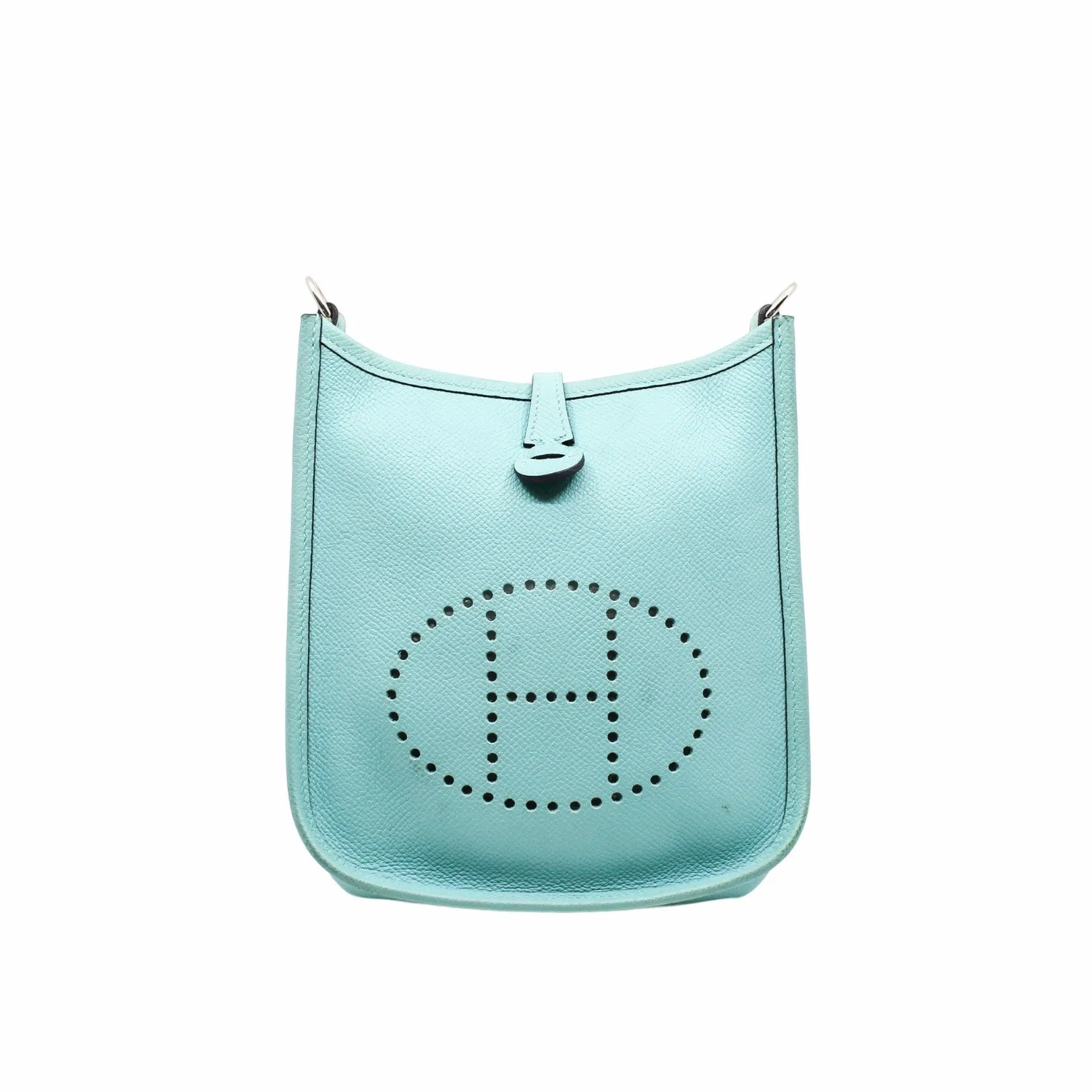 mini evelyne light blue epsom phw c stamp