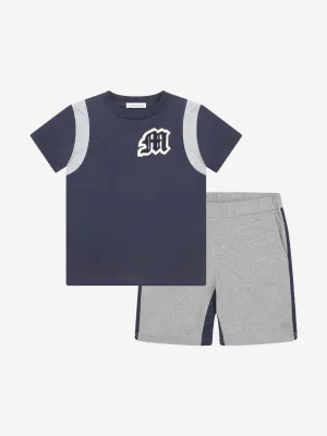 Moncler Enfant Boys & Grey Shorts Set
