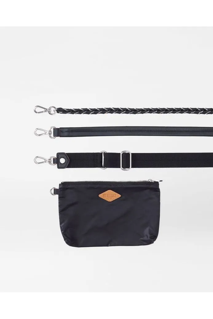 MZ Wallace Crosby Shoulder Bag Medium 1411C1590 | Black Rec