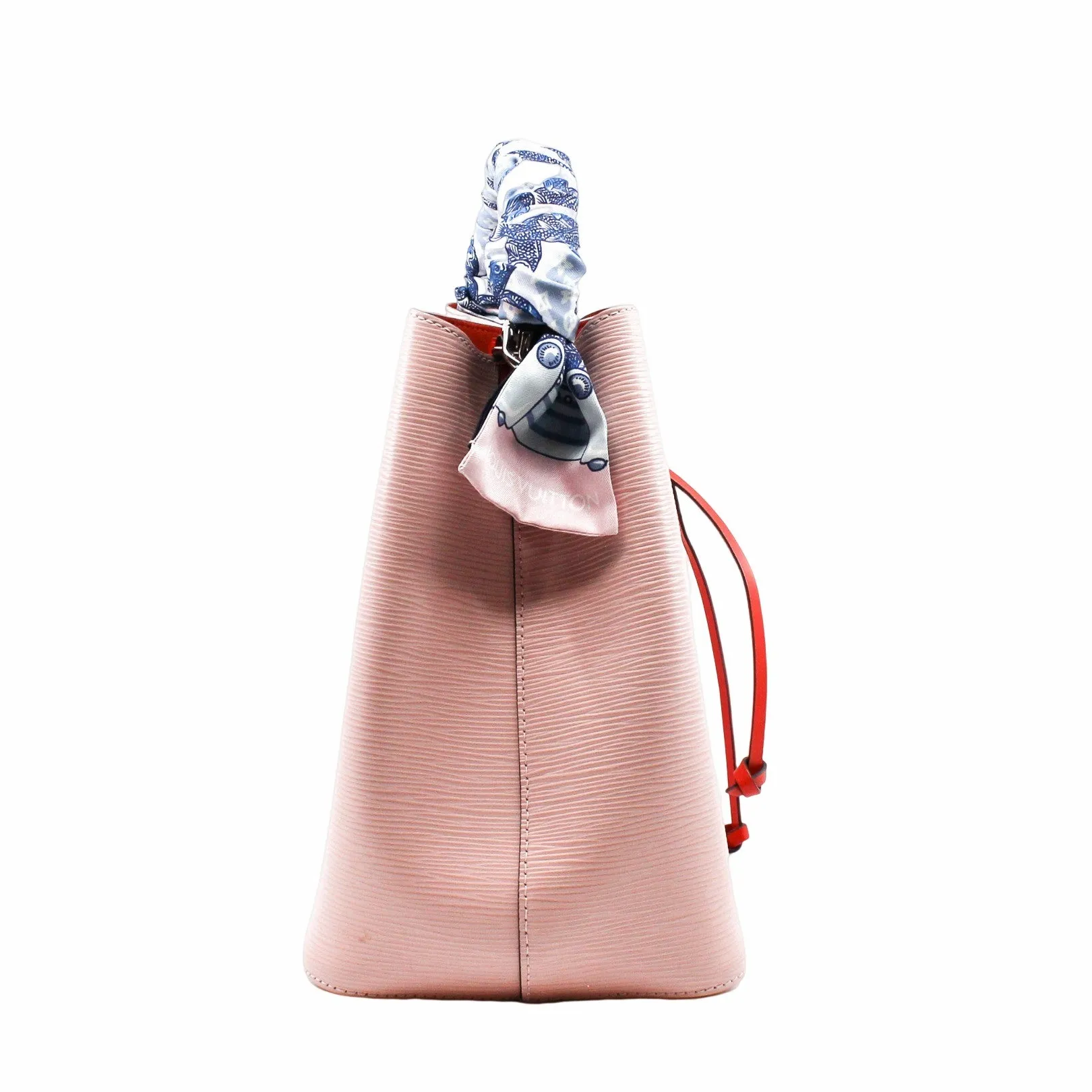 neo noe MM epi pink with twilly