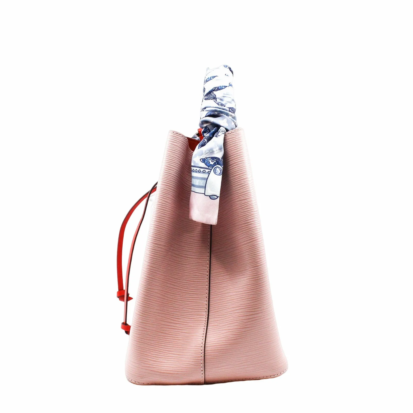 neo noe MM epi pink with twilly