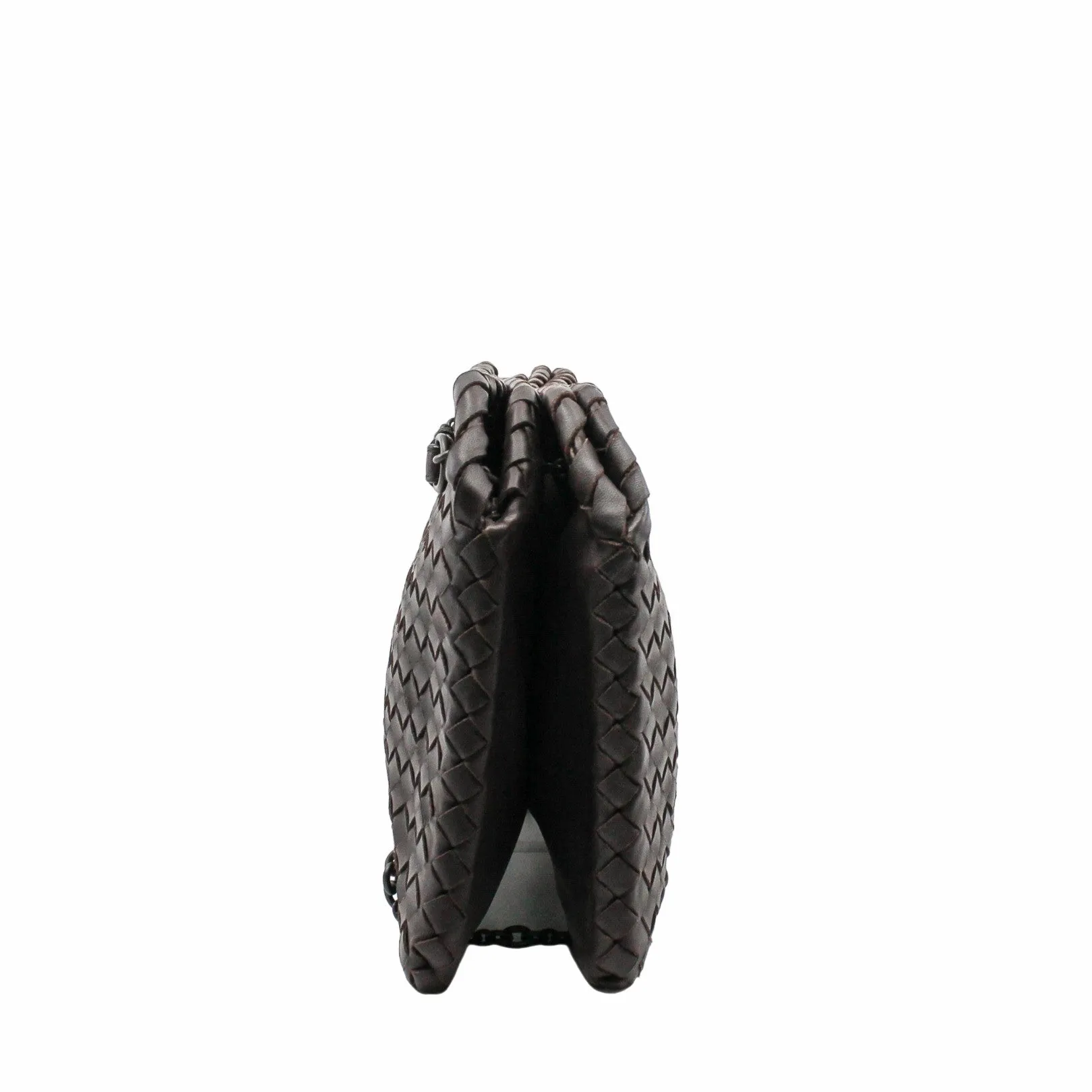 Nero Intrecciato Nappa Chain DUO Bag Black PHW