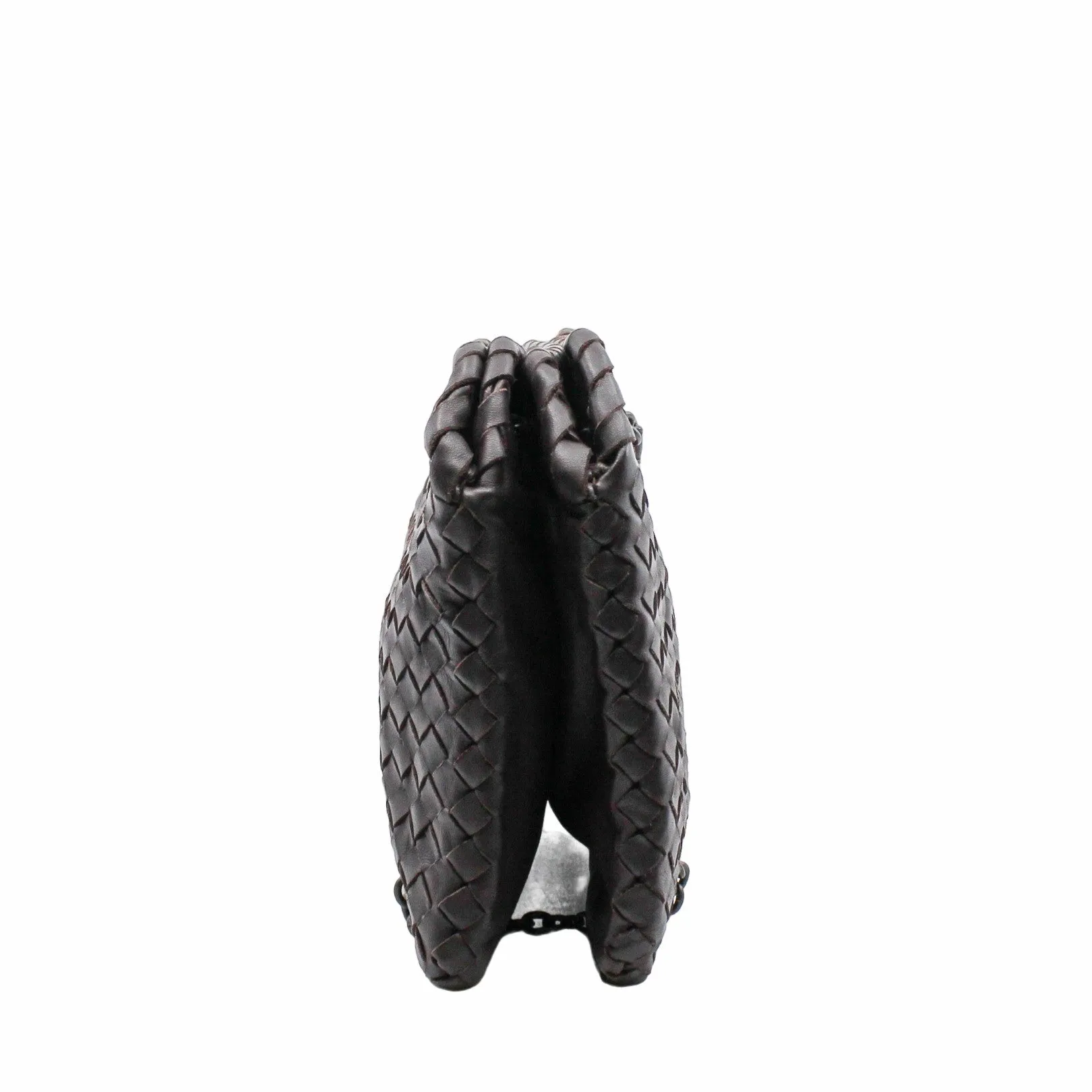 Nero Intrecciato Nappa Chain DUO Bag Black PHW
