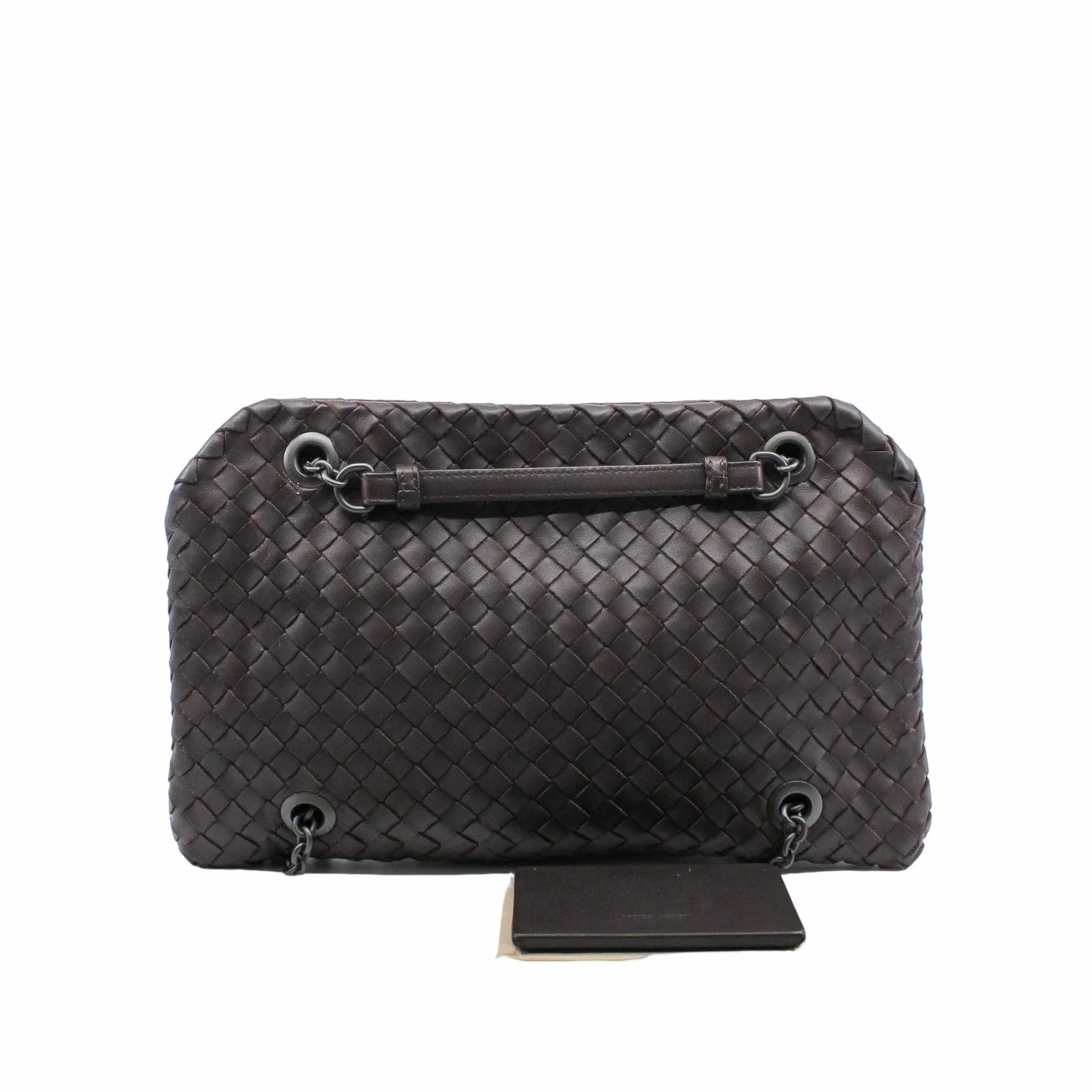 Nero Intrecciato Nappa Chain DUO Bag Black PHW