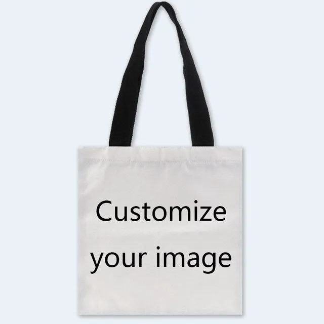 New Custom malika favre sephora printed Handbag canvas tote bags shopping travel Casual Useful Shoulder Bag women bag