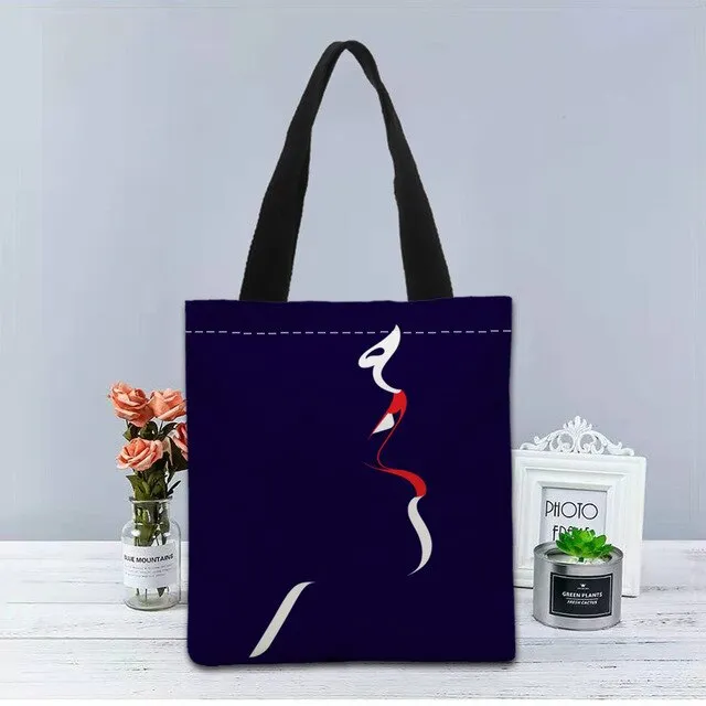 New Custom malika favre sephora printed Handbag canvas tote bags shopping travel Casual Useful Shoulder Bag women bag
