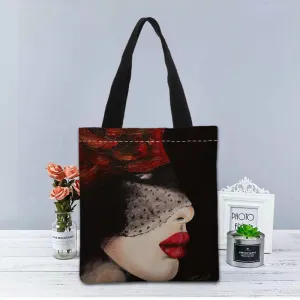 New Custom malika favre sephora printed Handbag canvas tote bags shopping travel Casual Useful Shoulder Bag women bag