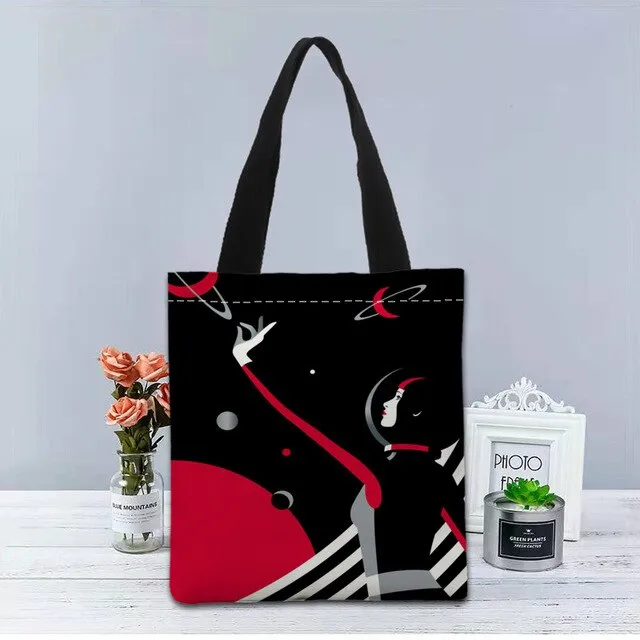 New Custom malika favre sephora printed Handbag canvas tote bags shopping travel Casual Useful Shoulder Bag women bag