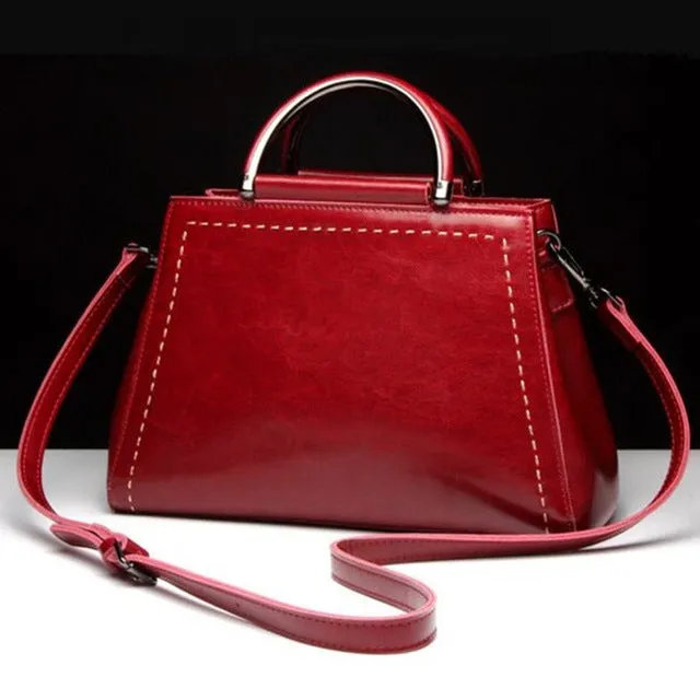 New Fashion women bags Totes Genuine Leather handbags women Messenger bags Brand Designer Ladies shoulder bag High Quality