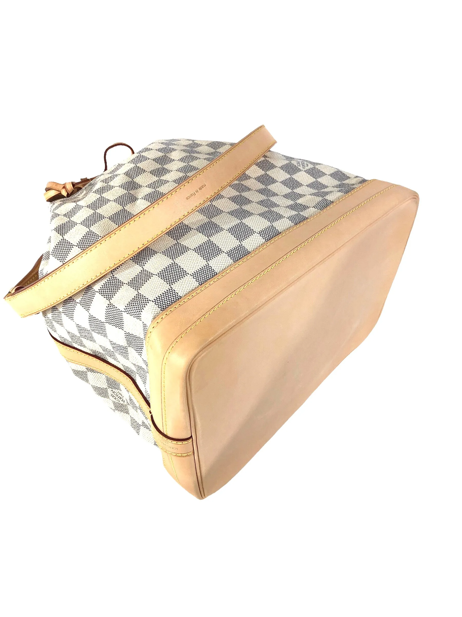 Noe Bucket Bag Damier Azur