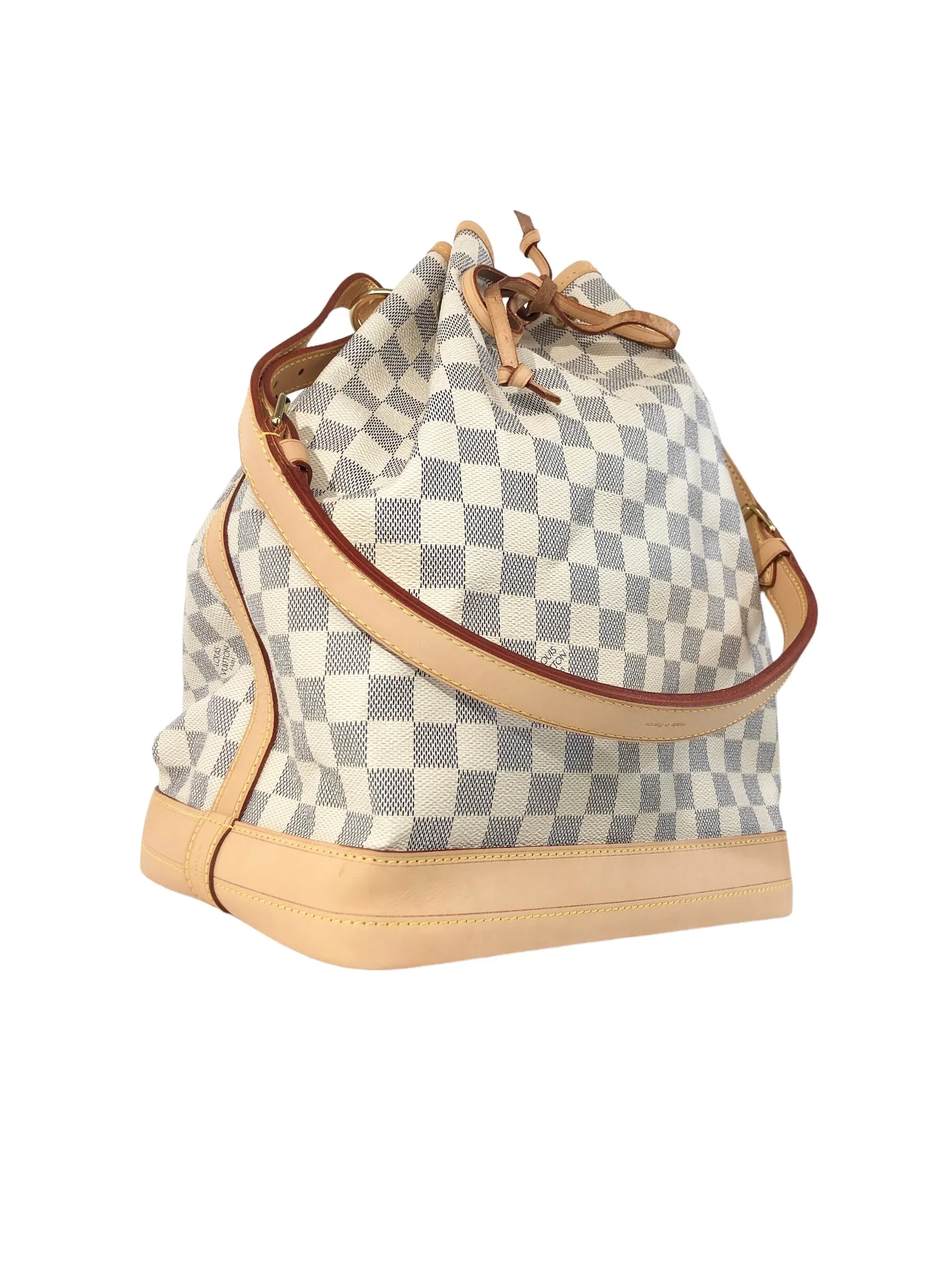 Noe Bucket Bag Damier Azur
