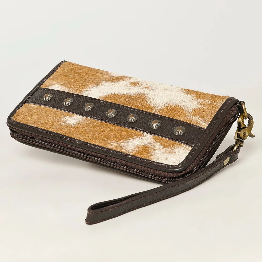 OHLAY OHA137 Clutch Hair-On Genuine Leather women bag western handbag purse