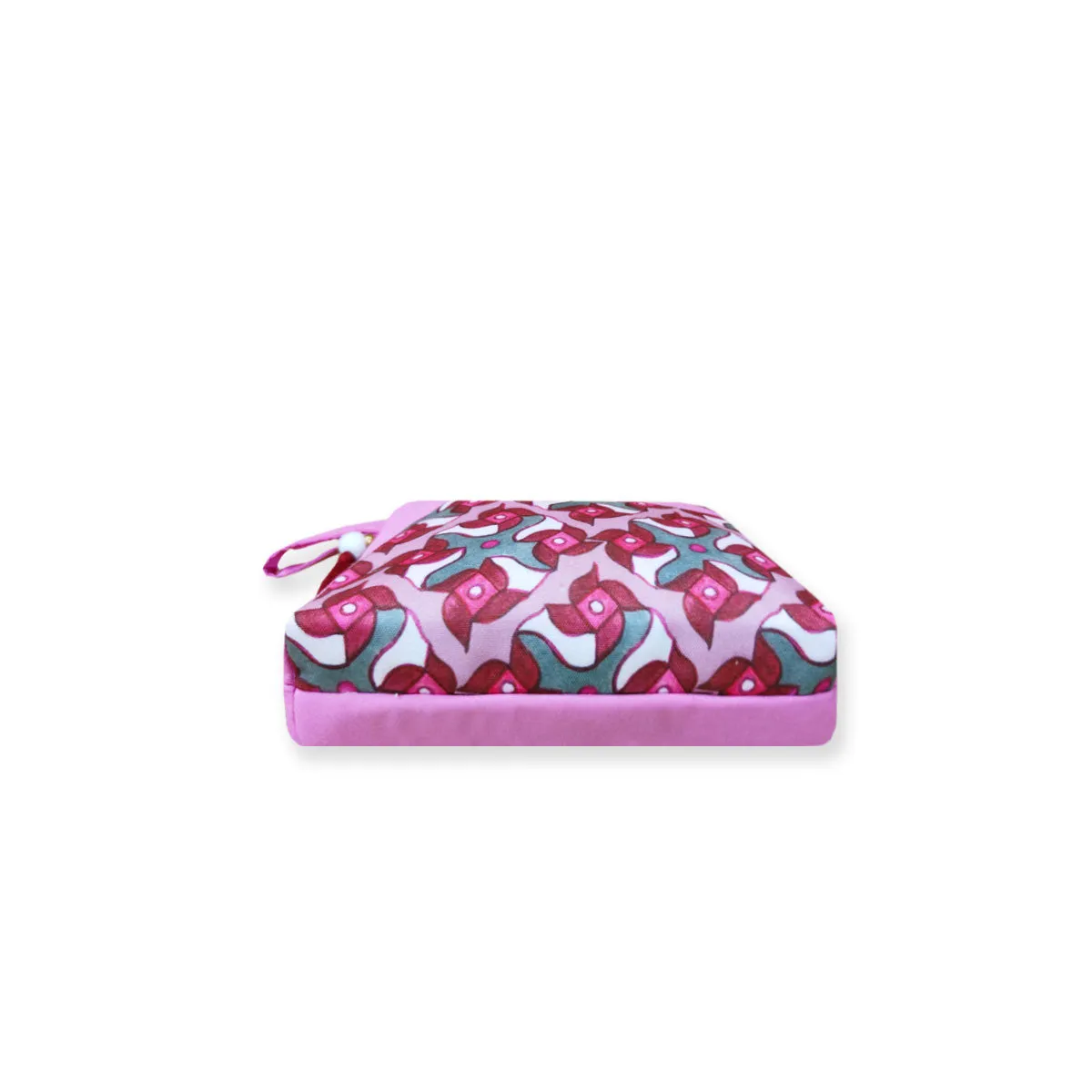 Pink Pin Wheel Kollam Tote/Pouch Combo