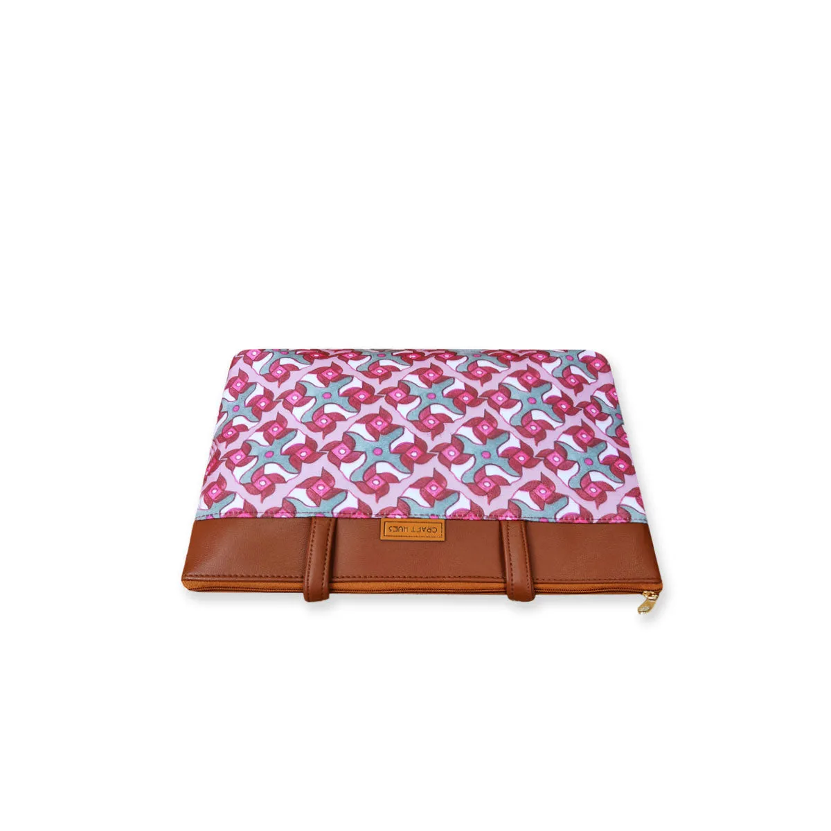 Pink Pin Wheel Kollam Tote/Pouch Combo