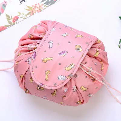 Printing Large Capacity Drawstring Cosmetic Storage Bag - GlamzLife