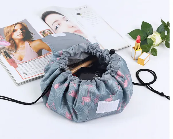 Printing Large Capacity Drawstring Cosmetic Storage Bag - GlamzLife