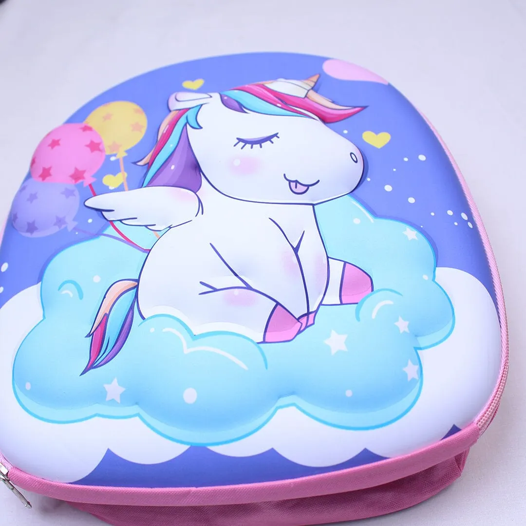 Purple Cute Unicorn Character Premium Quality Bag for Kids BG5520B