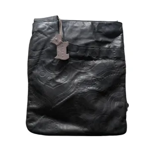 Radley Black Embossed Leather Shoulder Bag