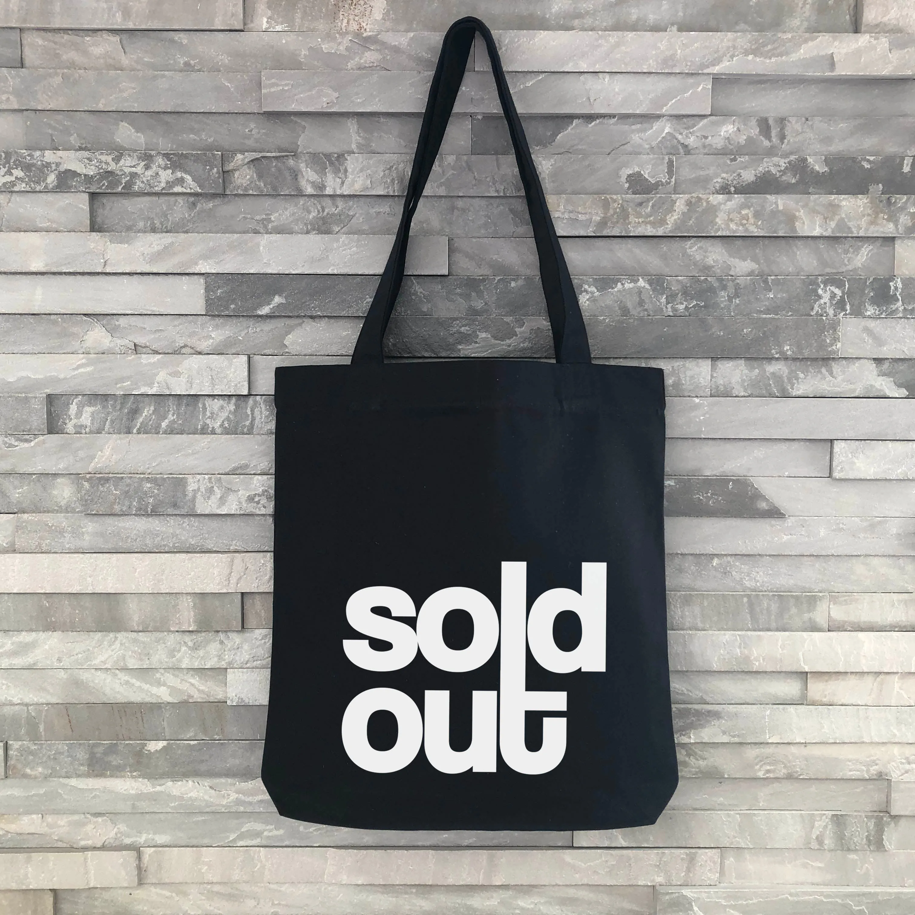 Recycled Black Tote Bag