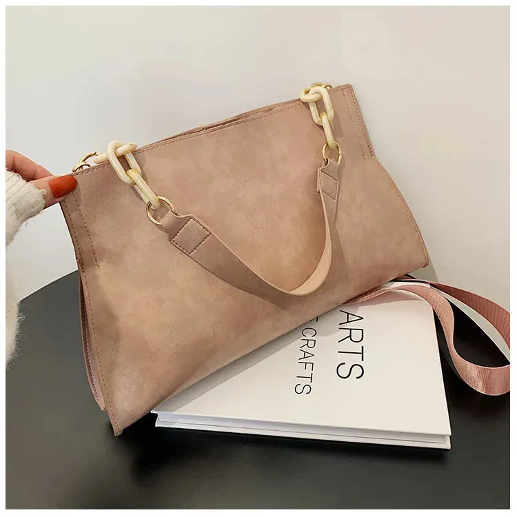 REPRCLA Women's Fashion Shoulder Bag: Soft Synthetic Leather Crossbody, Large Capacity